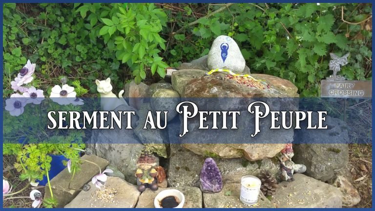 Serment au Petit Peuple (prière et offrandes)